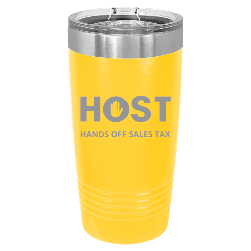 Hands Off Sales Tax 20 oz. Polar Camel Tumbler