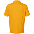 Collegiate Gold back - Adidas Men's Performance Polo