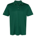 Collegiate Green front - Adidas Men's Performance Polo