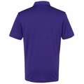 Collegiate Purple back - Adidas Men's Performance Polo
