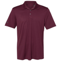 Maroon front - Adidas Men's Performance Polo