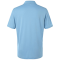 Team Light Blue back - Adidas Men's Performance Polo