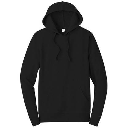 Black front - DISCONTINUED Alternative Rider Blended Fleece Pullover Hoodie AA8051