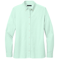Soft Mint front - Brooks Brothers Women's Casual Oxford Cloth Shirt