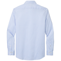 Newport Blue/ Pearl Pink Fine Check back - Brooks Brothers Tech Stretch Patterned Shirt