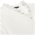 Off White front - Brooks Brothers Women's Long Sleeve Ruffle Collar Blouse