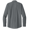 Deep Black back - Brooks Brothers Wrinkle-Free Stretch Pinpoint Spread Collar Shirt