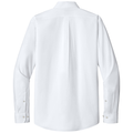White back - Brooks Brothers Wrinkle-Free Stretch Pinpoint Spread Collar Shirt
