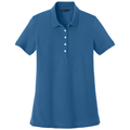 Charter Blue front - Brooks Brothers Women's Pima Cotton Pique Polo
