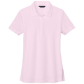 Pearl Pink front - Brooks Brothers Women's Pima Cotton Pique Polo