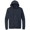 Night Navy front - Brooks Brothers Double-Knit Full-Zip Hoodie