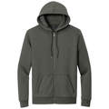 Windsor Grey front - Brooks Brothers Double-Knit Full-Zip Hoodie