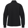 Deep Black back - Brooks Brothers Women's Diamond Quilt Full-Zip