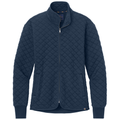 Navy Blazer front - Brooks Brothers Women's Diamond Quilt Full-Zip