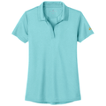 Soft Mint front - Brooks Brothers Women's Mesh Pique Performance Polo