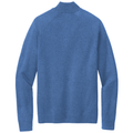 Charter Blue Heather back - Brooks Brothers Cotton Stretch 1/4-Zip Sweater