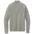 Light Shadow Grey Heather back - Brooks Brothers Cotton Stretch 1/4-Zip Sweater