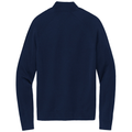 Navy Blazer back - Brooks Brothers Cotton Stretch 1/4-Zip Sweater