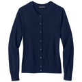 Navy Blazer front - Brooks Brothers Women's Washable Merino Cardigan Sweater