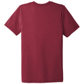 Cardinal Triblend back - BELLA+CANVAS Unisex Triblend Short Sleeve Tee