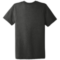 Charcoal-Black Triblend back - BELLA+CANVAS Unisex Triblend Short Sleeve Tee