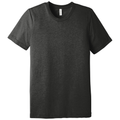Charcoal-Black Triblend front - BELLA+CANVAS Unisex Triblend Short Sleeve Tee