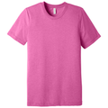 Charity Pink Triblend front - BELLA+CANVAS Unisex Triblend Short Sleeve Tee