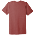 Clay Triblend back - BELLA+CANVAS Unisex Triblend Short Sleeve Tee