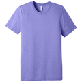 Dark Lavender Triblend front - BELLA+CANVAS Unisex Triblend Short Sleeve Tee