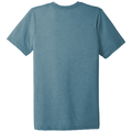 Denim Triblend back - BELLA+CANVAS Unisex Triblend Short Sleeve Tee