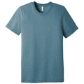 Denim Triblend front - BELLA+CANVAS Unisex Triblend Short Sleeve Tee