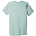 Dusty Blue Triblend back - BELLA+CANVAS Unisex Triblend Short Sleeve Tee