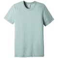 Dusty Blue Triblend front - BELLA+CANVAS Unisex Triblend Short Sleeve Tee