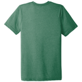 Grass Green Triblend back - BELLA+CANVAS Unisex Triblend Short Sleeve Tee