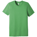 Green Triblend front - BELLA+CANVAS Unisex Triblend Short Sleeve Tee