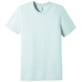 Ice Blue Triblend front - BELLA+CANVAS Unisex Triblend Short Sleeve Tee