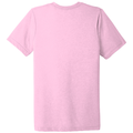 Lilac Triblend back - BELLA+CANVAS Unisex Triblend Short Sleeve Tee