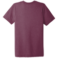 Maroon Triblend back - BELLA+CANVAS Unisex Triblend Short Sleeve Tee