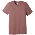 Mauve Triblend front - BELLA+CANVAS Unisex Triblend Short Sleeve Tee