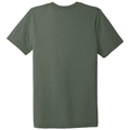 Military Green Triblend back - BELLA+CANVAS Unisex Triblend Short Sleeve Tee