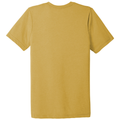 Mustard Triblend back - BELLA+CANVAS Unisex Triblend Short Sleeve Tee