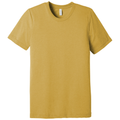 Mustard Triblend front - BELLA+CANVAS Unisex Triblend Short Sleeve Tee