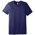 Navy Triblend front - BELLA+CANVAS Unisex Triblend Short Sleeve Tee
