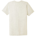 Oatmeal Triblend back - BELLA+CANVAS Unisex Triblend Short Sleeve Tee