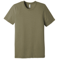 Olive Triblend front - BELLA+CANVAS Unisex Triblend Short Sleeve Tee