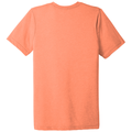 Orange Triblend back - BELLA+CANVAS Unisex Triblend Short Sleeve Tee
