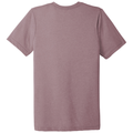Orchid Triblend back - BELLA+CANVAS Unisex Triblend Short Sleeve Tee