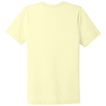Pale Yellow Triblend back - BELLA+CANVAS Unisex Triblend Short Sleeve Tee