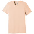 Peach Triblend front - BELLA+CANVAS Unisex Triblend Short Sleeve Tee