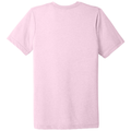 Pink Triblend back - BELLA+CANVAS Unisex Triblend Short Sleeve Tee